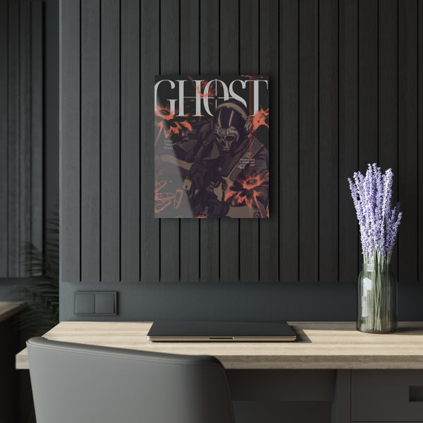Acrylic Wall Piece - Y2K Flower Ghost Design