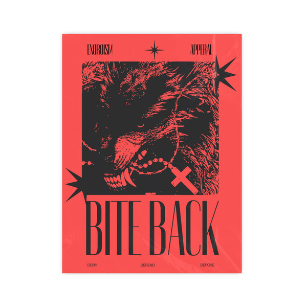 BITE BACK | Y2K Punk Poster