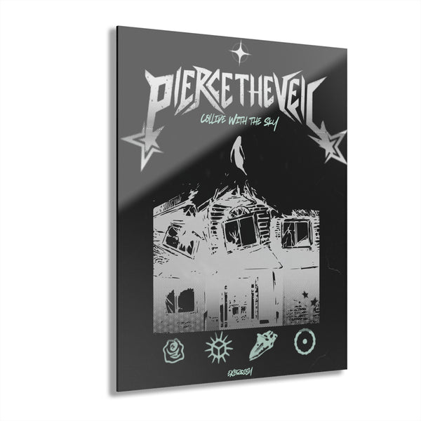 Acrylic Wall Print - Pierce the Veil Y2k Design